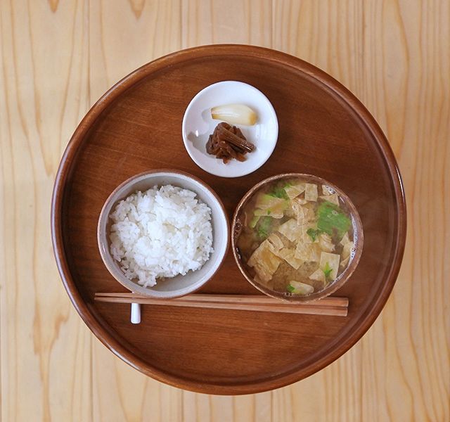 汁飯香セットのお膳