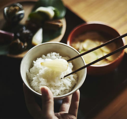 日光棚田米のごはん