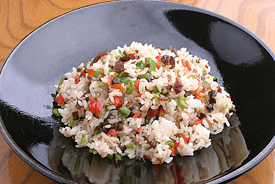ホロホロふりかけの鮮やか炒飯