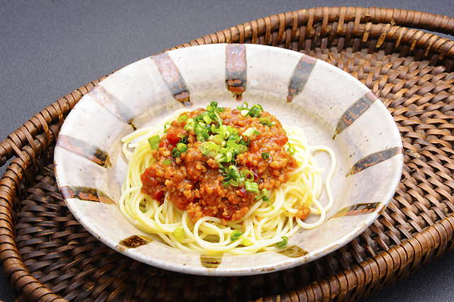 スパゲティ・ボロネーゼひしお風味