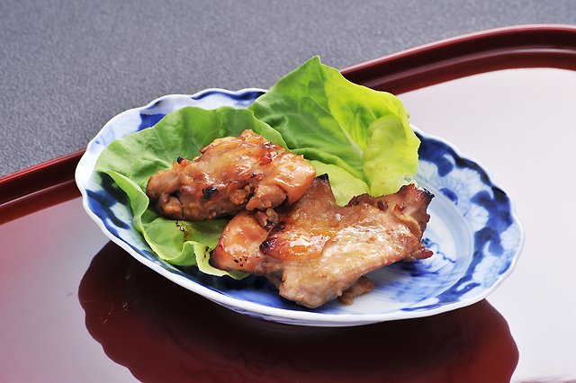 鶏もも肉の辛ひしお漬け