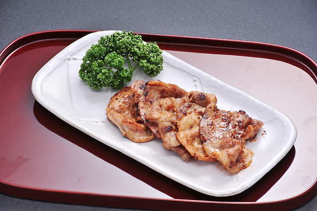 豚薄切り肉の味噌漬け