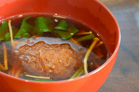 えのきとほうれん草の味噌汁