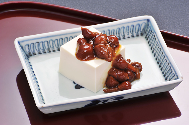 豆腐のなめこ流し