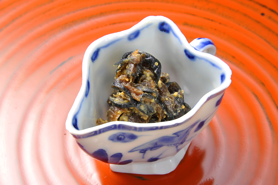 超うす切りなすの辛子なす