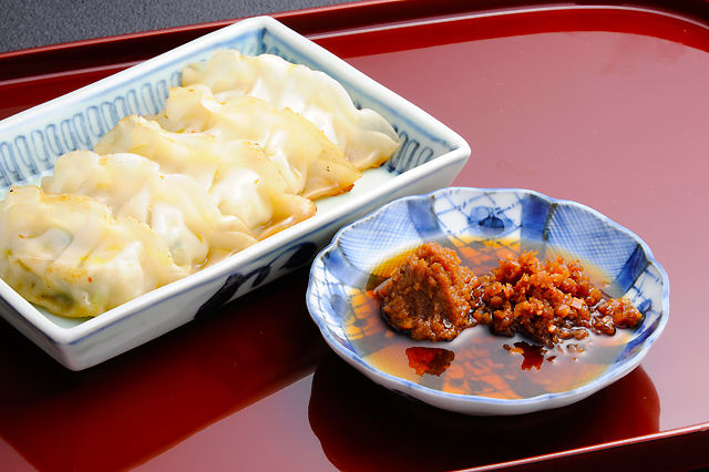 たまり漬にんにく＆しょうがの餃子のタレ