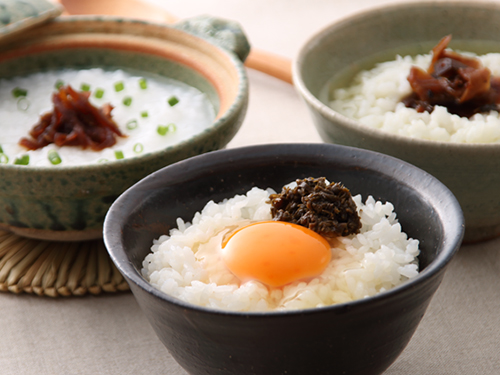 和食をもっとおいしくする、口直しの一口に1